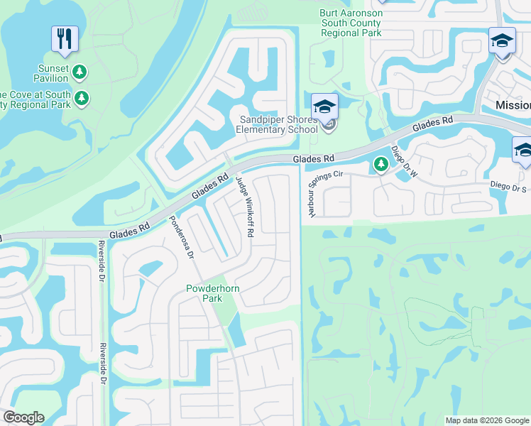 map of restaurants, bars, coffee shops, grocery stores, and more near 20840 Sugarloaf Lane in Boca Raton