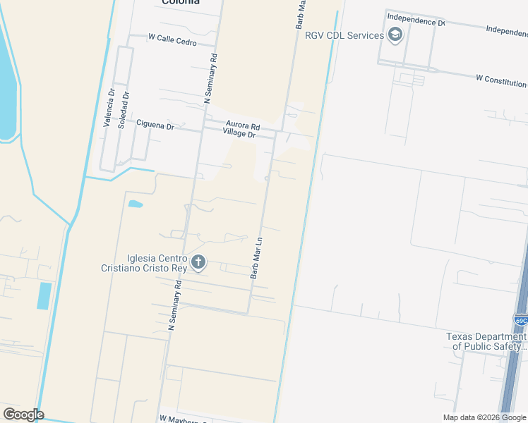 map of restaurants, bars, coffee shops, grocery stores, and more near 5614 Barb Mar Lane in Edinburg