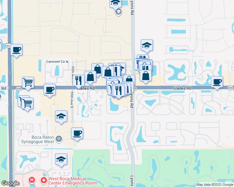 9192 Glades Road, Boca Raton FL Walk Score