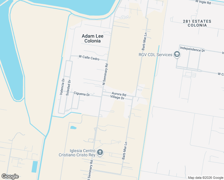map of restaurants, bars, coffee shops, grocery stores, and more near 1307 Aurora Rd in Edinburg