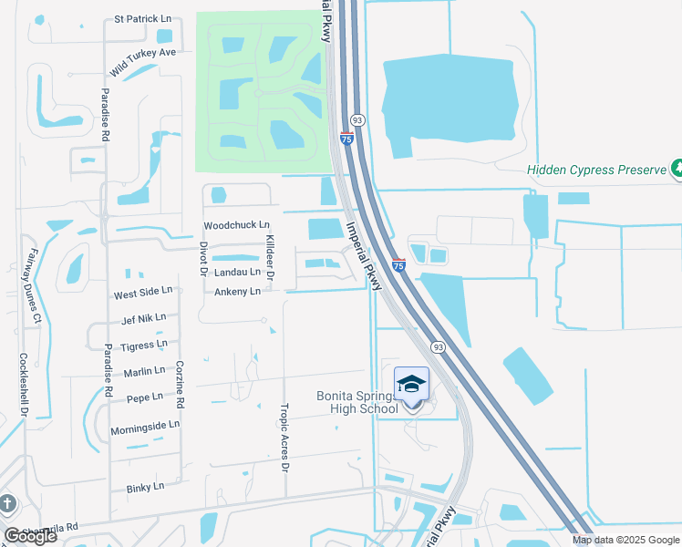 map of restaurants, bars, coffee shops, grocery stores, and more near 10871 Alvara Way in Bonita Springs
