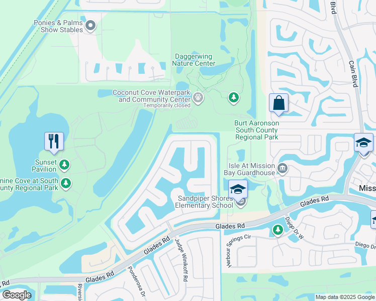 map of restaurants, bars, coffee shops, grocery stores, and more near 20720 Snug Creek Court in Boca Raton