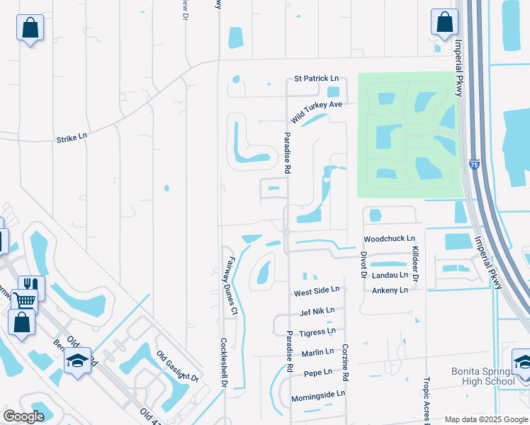 map of restaurants, bars, coffee shops, grocery stores, and more near 10245 Maddox Lane in Bonita Springs