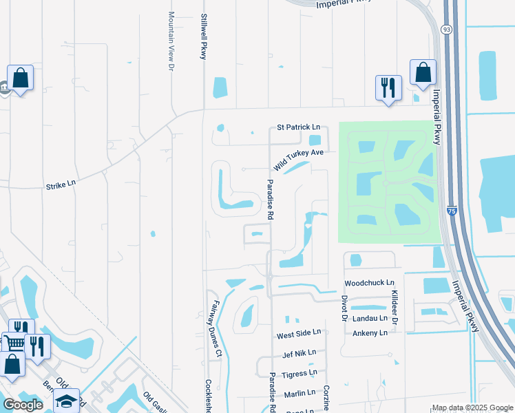 map of restaurants, bars, coffee shops, grocery stores, and more near 10104 Avonleigh Drive in Bonita Springs