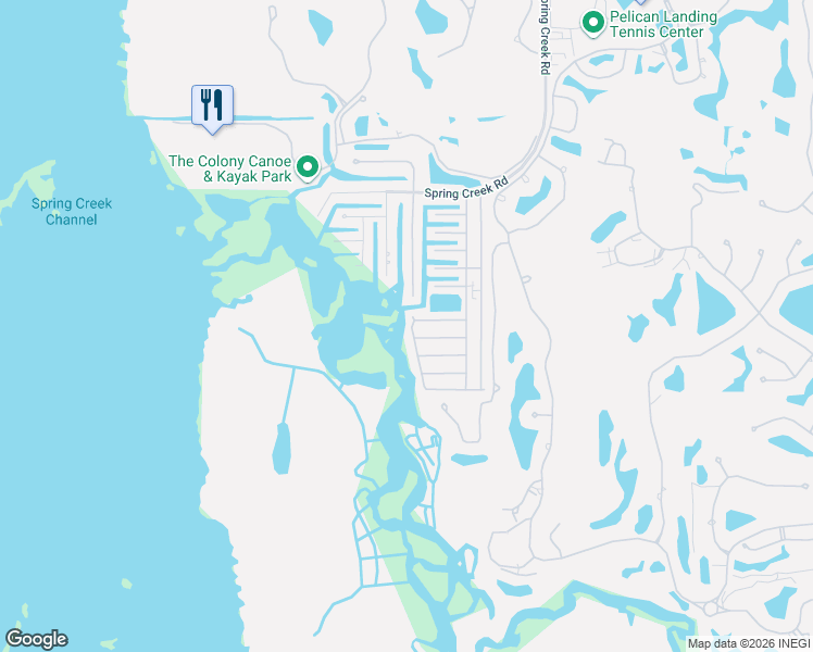map of restaurants, bars, coffee shops, grocery stores, and more near 4797 Tahiti Drive in Bonita Springs