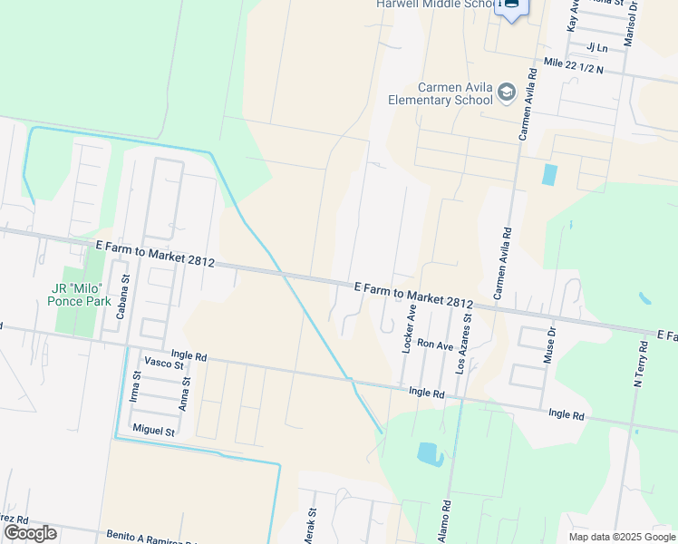 map of restaurants, bars, coffee shops, grocery stores, and more near 8405 Sunrise Lane in Edinburg