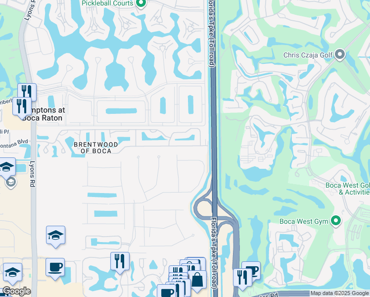map of restaurants, bars, coffee shops, grocery stores, and more near 8060 Nadmar Avenue in Boca Raton