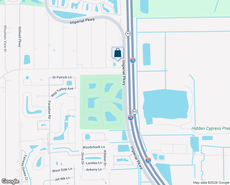 map of restaurants, bars, coffee shops, grocery stores, and more near 23048 Sanabria Loop in Bonita Springs