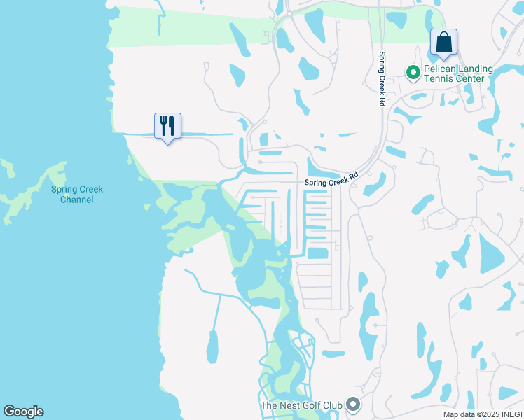 map of restaurants, bars, coffee shops, grocery stores, and more near 4728 Jackfish Street in Bonita Springs