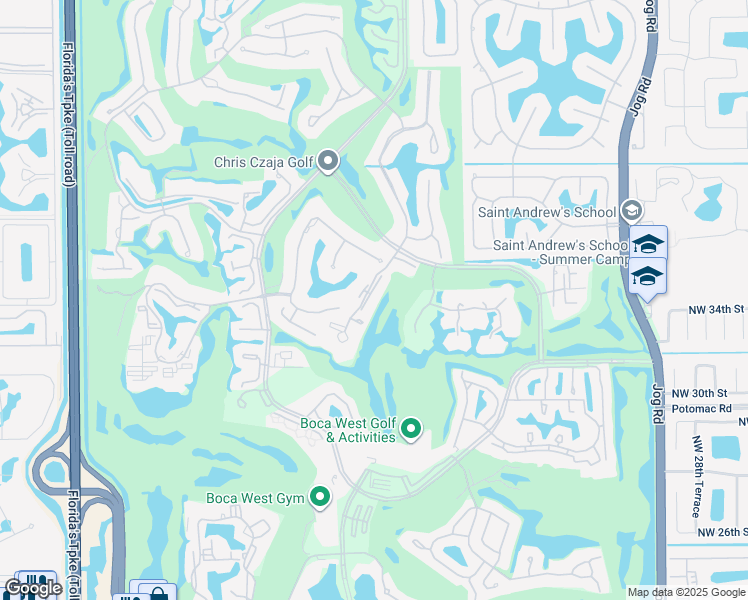 map of restaurants, bars, coffee shops, grocery stores, and more near 20154 Northcote Drive in Boca Raton