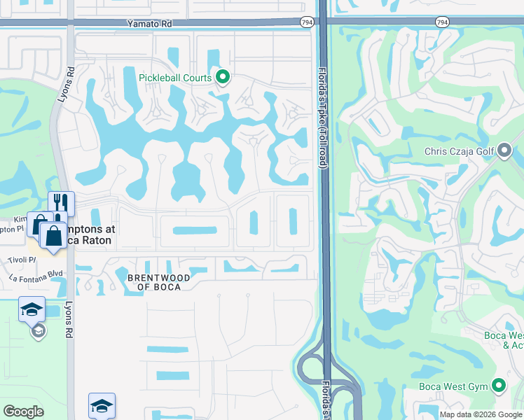 map of restaurants, bars, coffee shops, grocery stores, and more near in Boca Raton