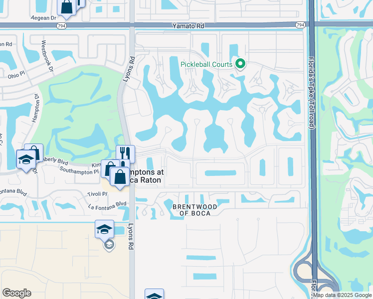 map of restaurants, bars, coffee shops, grocery stores, and more near 1099 Cornwall E in Boca Raton