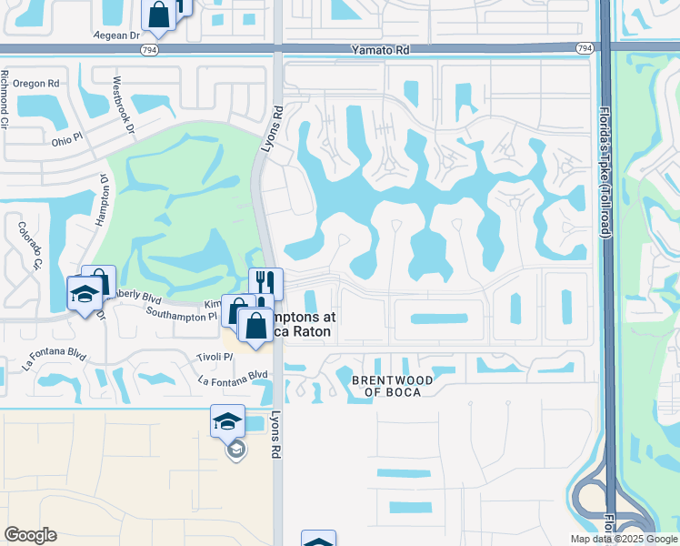 map of restaurants, bars, coffee shops, grocery stores, and more near 8831 Century Village Boulevard in Boca Raton