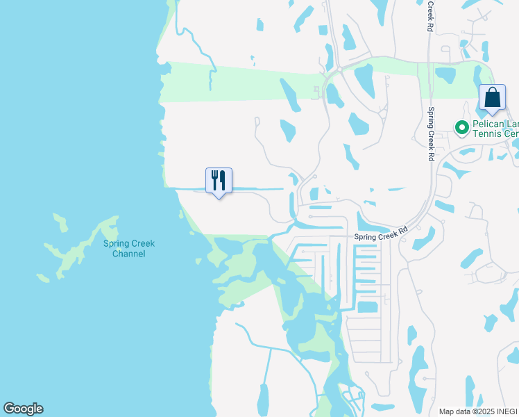 map of restaurants, bars, coffee shops, grocery stores, and more near 4831 Pelican Colony Boulevard in Bonita Springs
