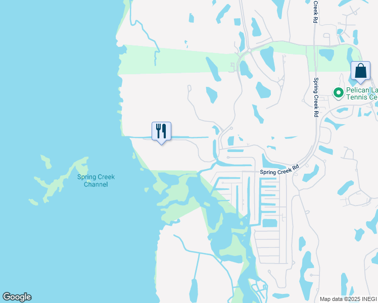 map of restaurants, bars, coffee shops, grocery stores, and more near 4831 Pelican Colony Boulevard in Bonita Springs