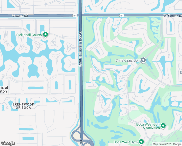 map of restaurants, bars, coffee shops, grocery stores, and more near 19657 Waters End Drive in Boca Raton