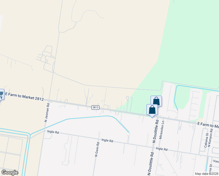 map of restaurants, bars, coffee shops, grocery stores, and more near 8618 North Gwin Road in Edinburg