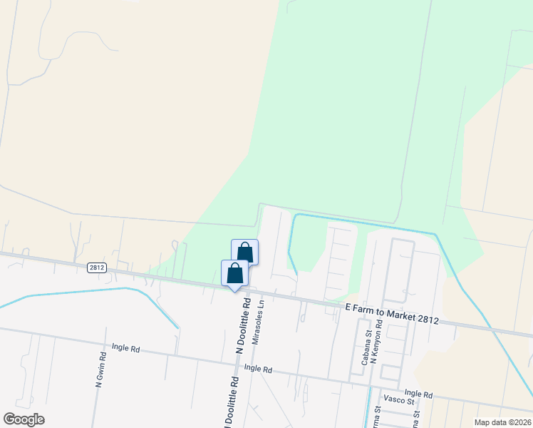 map of restaurants, bars, coffee shops, grocery stores, and more near 8726 North Doolittle Road in Edinburg