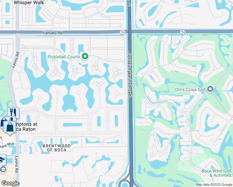map of restaurants, bars, coffee shops, grocery stores, and more near 4007 Hythe A in Boca Raton