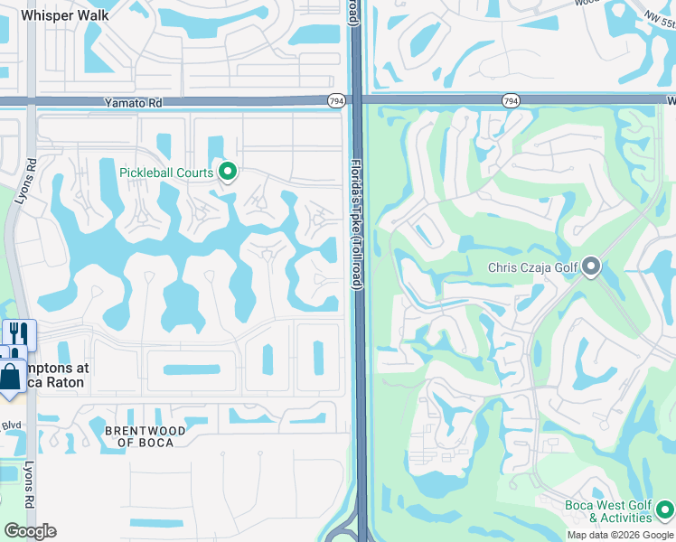 map of restaurants, bars, coffee shops, grocery stores, and more near 1046 Hythe A in Boca Raton