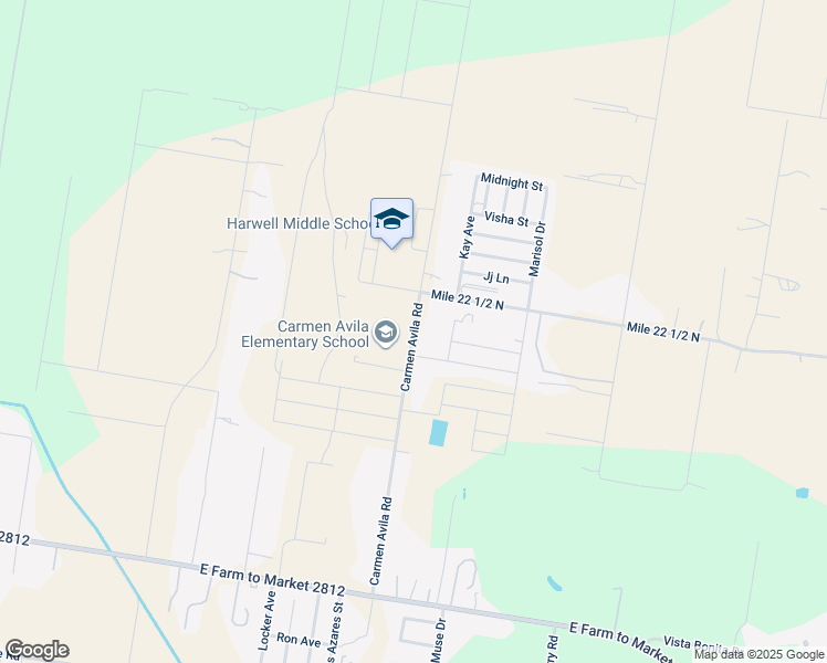 map of restaurants, bars, coffee shops, grocery stores, and more near Carmen Avila Road in Edinburg