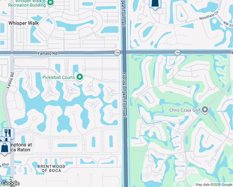map of restaurants, bars, coffee shops, grocery stores, and more near 2002 Lincoln A in Boca Raton