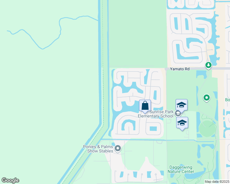 map of restaurants, bars, coffee shops, grocery stores, and more near 19205 Natures View Court in Boca Raton