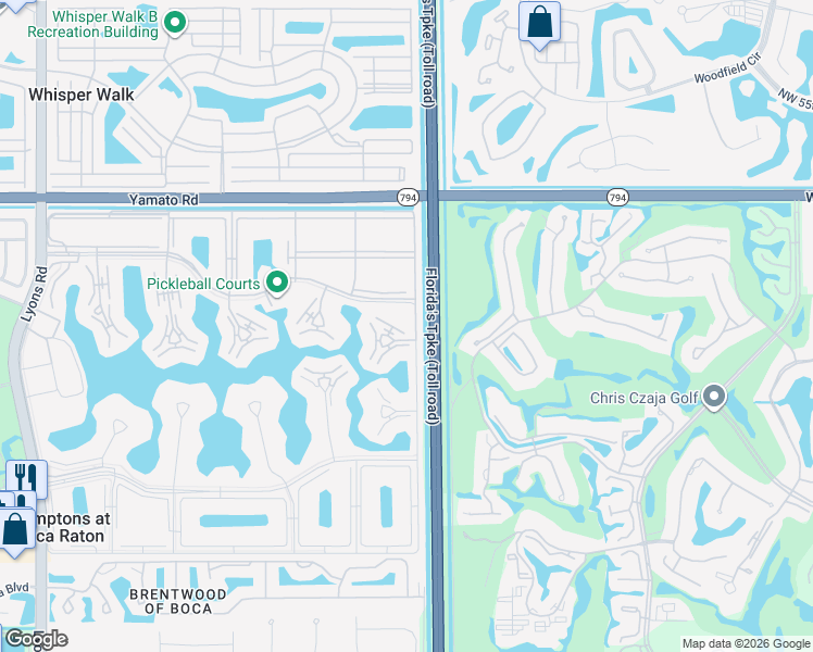 map of restaurants, bars, coffee shops, grocery stores, and more near 2002 Lincoln A in Boca Raton