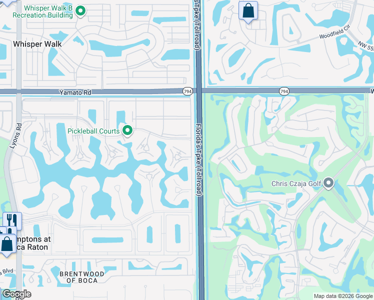 map of restaurants, bars, coffee shops, grocery stores, and more near 2002 Lincoln A in Boca Raton