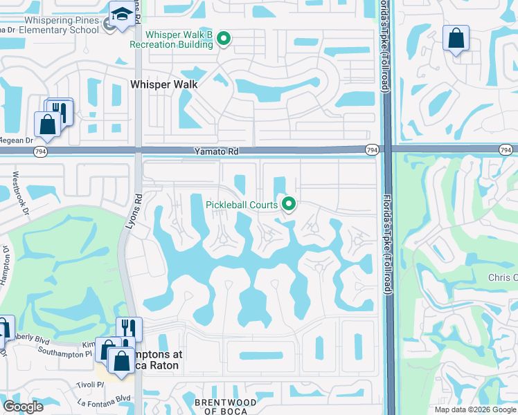 map of restaurants, bars, coffee shops, grocery stores, and more near 45 Preston F in Boca Raton