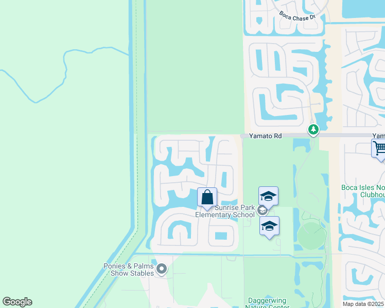 map of restaurants, bars, coffee shops, grocery stores, and more near 11748 Bayou Lane in Boca Raton