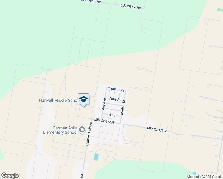 map of restaurants, bars, coffee shops, grocery stores, and more near Carmen Avila Road in Edinburg