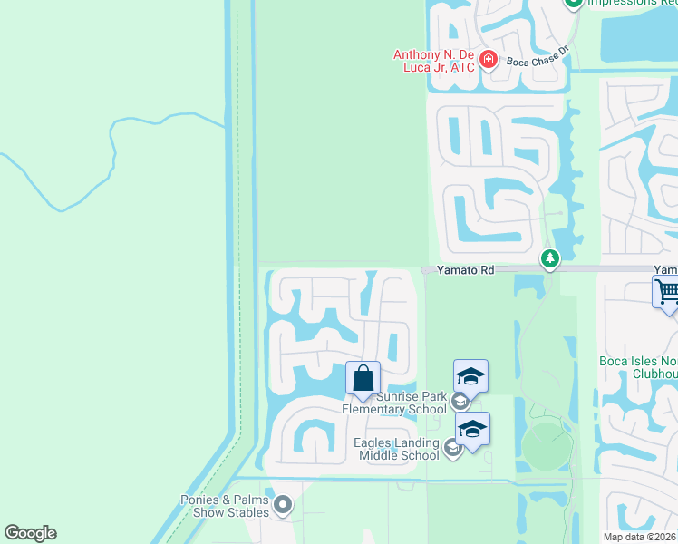 map of restaurants, bars, coffee shops, grocery stores, and more near 11745 Preservation Lane in Boca Raton