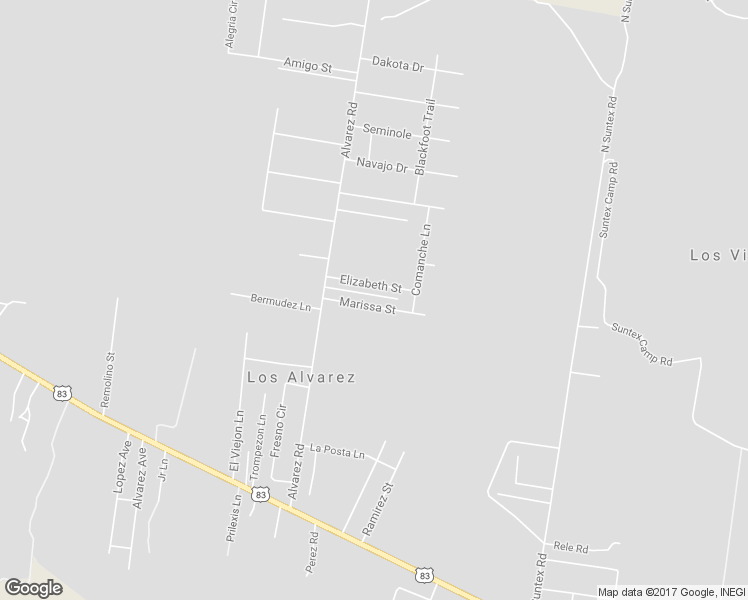 map of restaurants, bars, coffee shops, grocery stores, and more near 35 Marissa Street in Rio Grande City