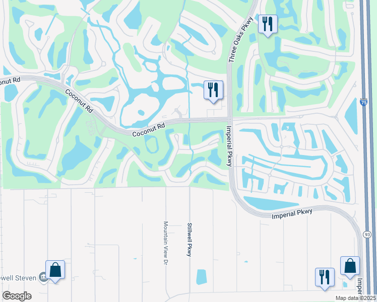 map of restaurants, bars, coffee shops, grocery stores, and more near 23790 Clear Spring Court in Bonita Springs