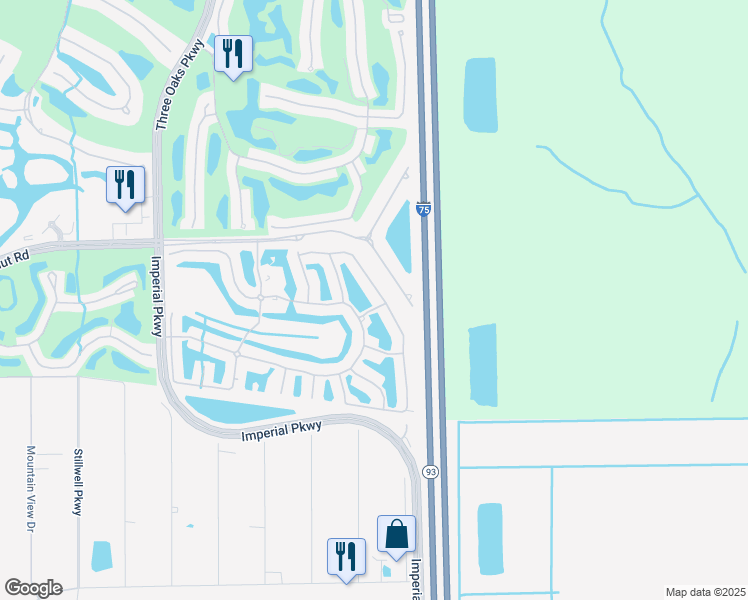 map of restaurants, bars, coffee shops, grocery stores, and more near 10781 Halfmoon Shoal Road in Bonita Springs
