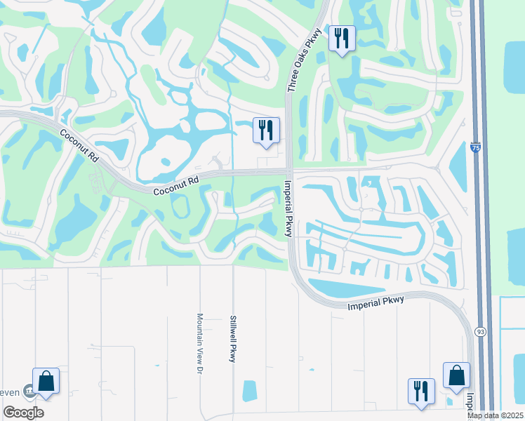 map of restaurants, bars, coffee shops, grocery stores, and more near 23820 Clear Spring Court in Bonita Springs
