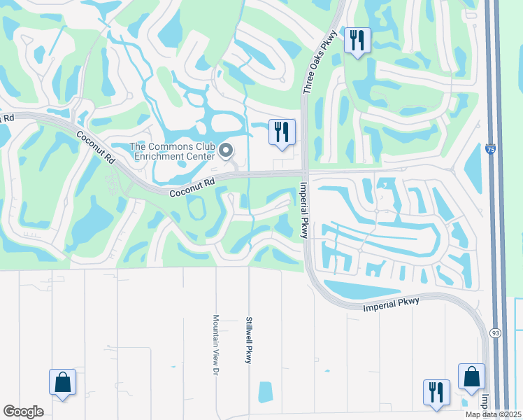 map of restaurants, bars, coffee shops, grocery stores, and more near 23790 Clear Spring Court in Bonita Springs