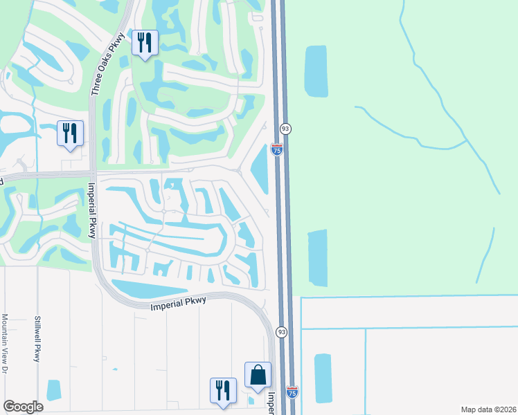 map of restaurants, bars, coffee shops, grocery stores, and more near 10281 Coconut Road in Bonita Springs