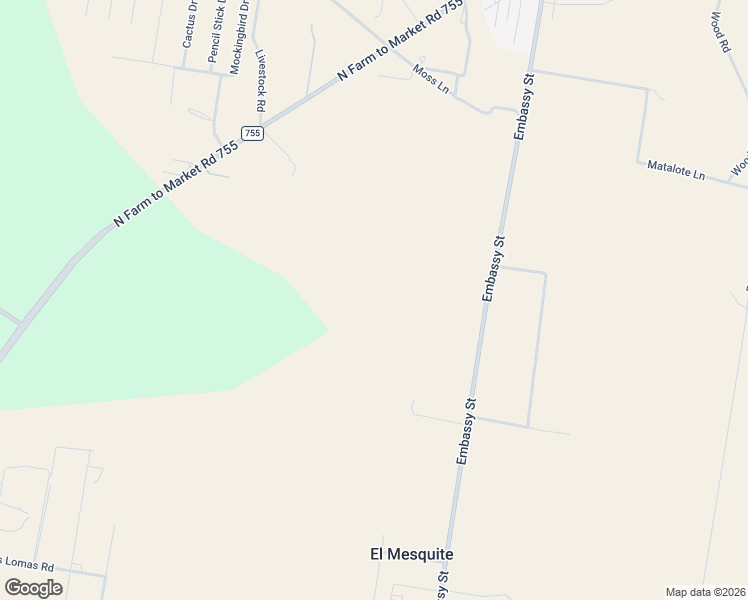 map of restaurants, bars, coffee shops, grocery stores, and more near 3952 Farm to Market Road 755 in Rio Grande City