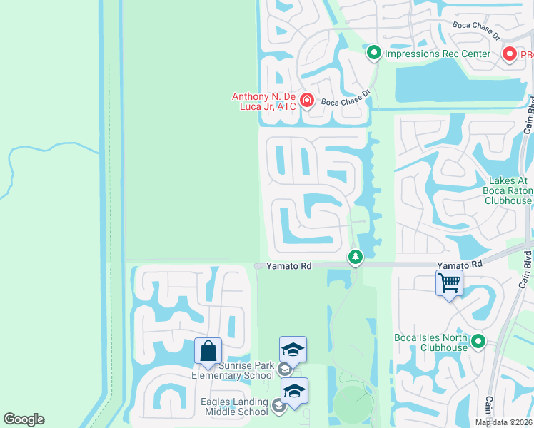 map of restaurants, bars, coffee shops, grocery stores, and more near 11295 Sea Grass Circle in Boca Raton