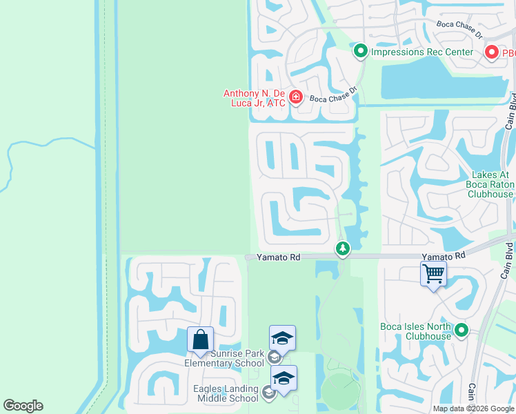 map of restaurants, bars, coffee shops, grocery stores, and more near 11295 Sea Grass Circle in Boca Raton