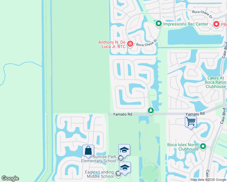 map of restaurants, bars, coffee shops, grocery stores, and more near 11295 Sea Grass Circle in Boca Raton
