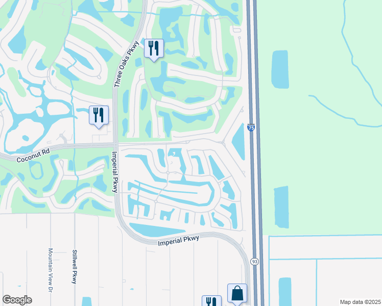 map of restaurants, bars, coffee shops, grocery stores, and more near 10701 Halfmoon Shoal Road in Bonita Springs