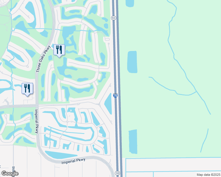 map of restaurants, bars, coffee shops, grocery stores, and more near 23721 Pebble Pointe Lane in Bonita Springs