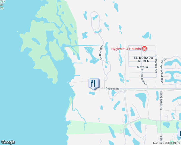 map of restaurants, bars, coffee shops, grocery stores, and more near 5211 Mamie Street in Bonita Springs