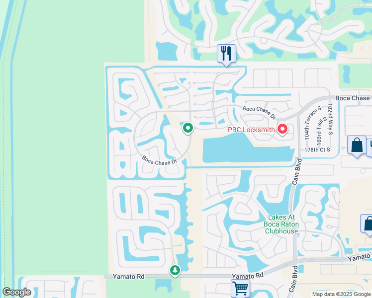 map of restaurants, bars, coffee shops, grocery stores, and more near in Boca Raton