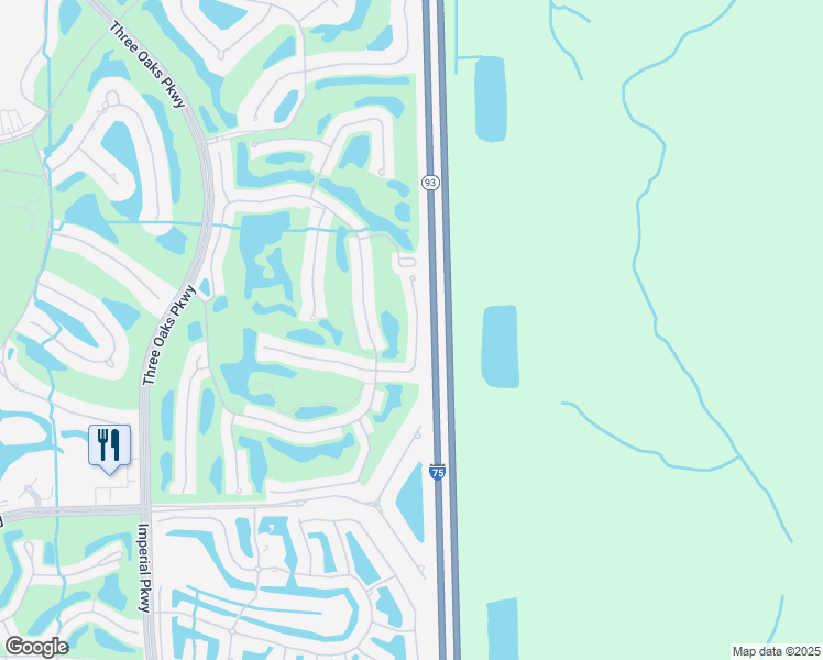 map of restaurants, bars, coffee shops, grocery stores, and more near 22861 Sago Pointe Drive in Bonita Springs