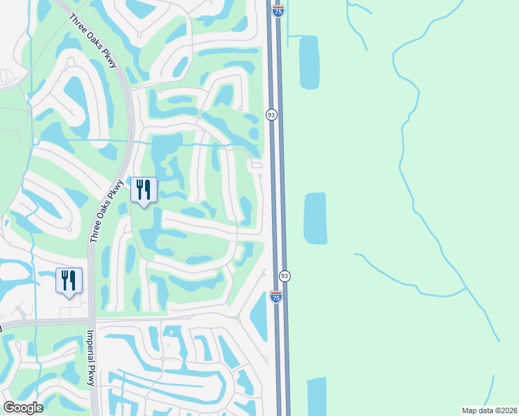 map of restaurants, bars, coffee shops, grocery stores, and more near 22861 Sago Pointe Drive in Bonita Springs