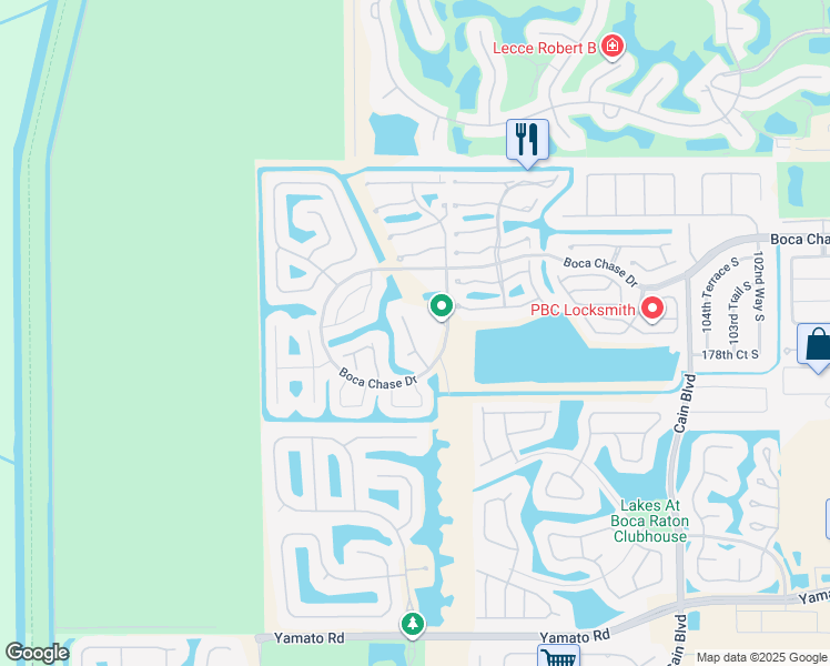 map of restaurants, bars, coffee shops, grocery stores, and more near in Boca Raton